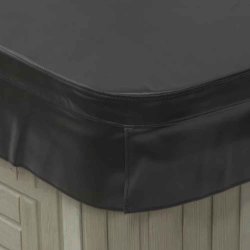 Rund Isoleret Cover til spa &Oslash;176 cm Sort - Core