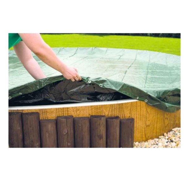 Rund Vinter Cover Supreme 100g/m2 til Pool &Oslash; 5,5 m
