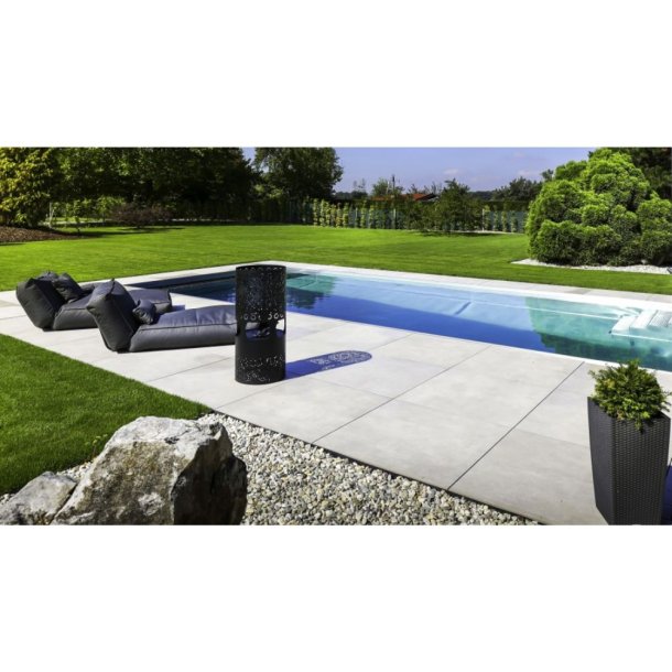 INOXIS rustfrit stl pool Hjde 1,4 m Skimmer Selvbrende