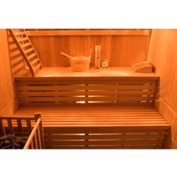 Rygsttte Abachi til Sauna og Infrard Sauna