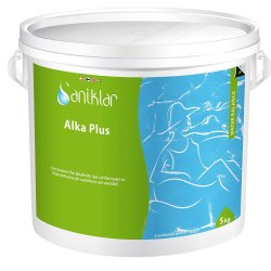 alka plus, til h�velse af alkaliniteten i spa og vildmarksbad, saniklar, 5 kg