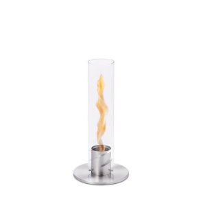 SPIN 90 Table-top fireplace silver