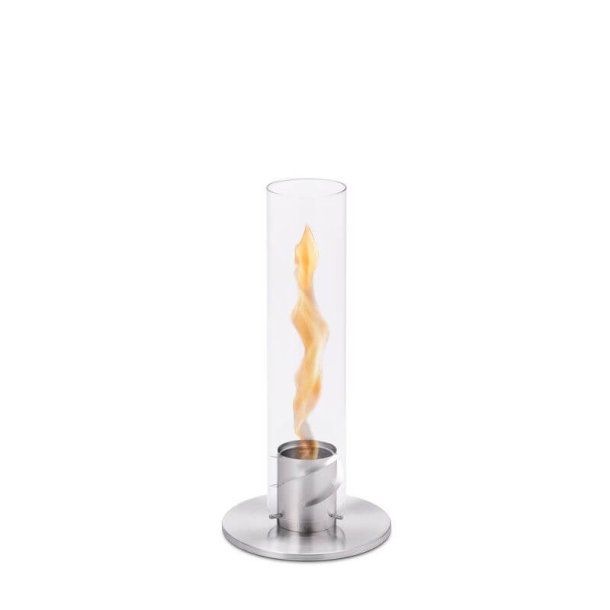 SPIN 90 Table-top fireplace silver