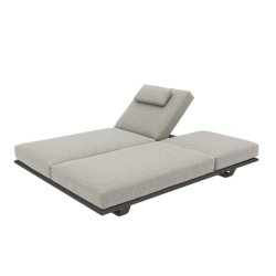 STAY FLEX Dobbelt solseng med koksgr stel