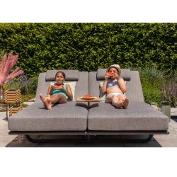 STAY FLEX Dobbelt solseng med koksgr stel