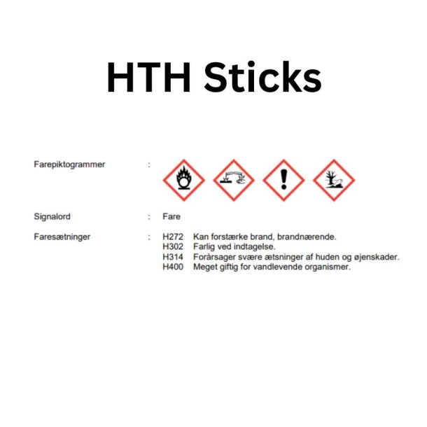 HTH Tempo stick 4,5 kg - 300 g Klortablet uden Cyanursyre