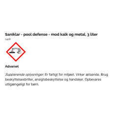 Saniklar - Pool Defense - mod kalk og metal - 3 L