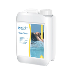 Clear water, flydende flokningsmiddel, 3 liter, Saniklar