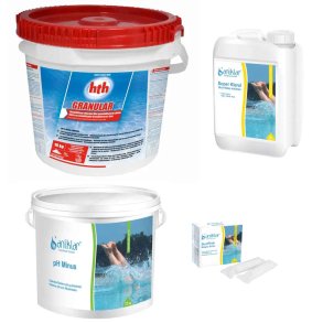 Saniklar Pool opstart kemi stor med HTH klor