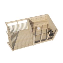 Sauna Anita med Terrasse Saml selv