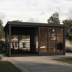 Sauna Anita med Terrasse Saml selv