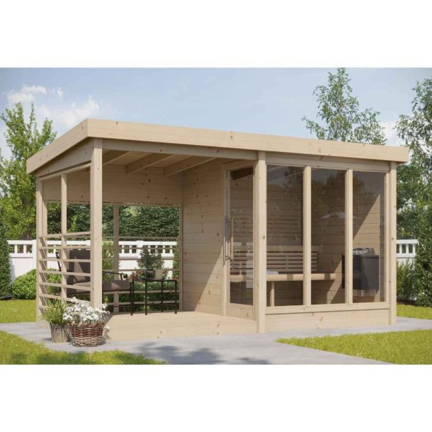 Sauna Anita med Terrasse Saml selv