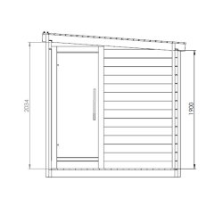 Sauna Anita med Terrasse Saml selv