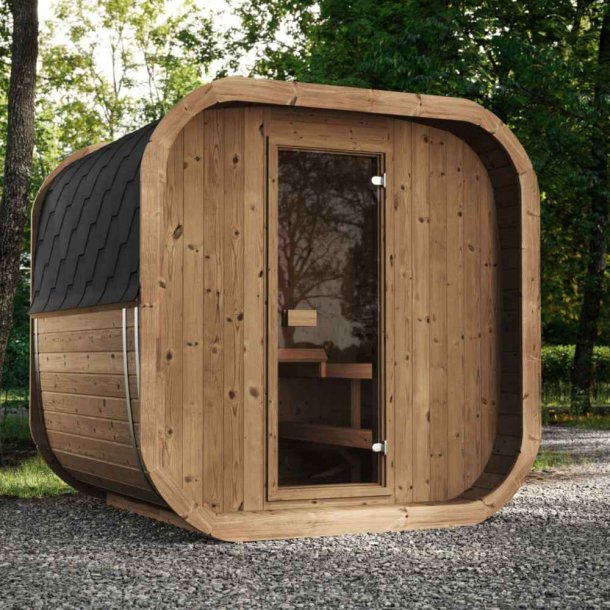 Sauna ICON 220 XL med glas dr saml Selv