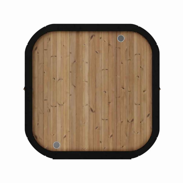 Sauna ICON 220 XL med glas front saml Selv