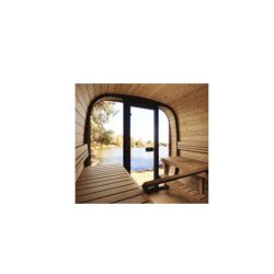 Sauna ICON 220 XL med glas front saml Selv