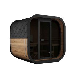 Sauna ICON 220 XL med glas front saml Selv