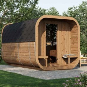 Sauna Icon 385 Deluxe 226 cm Thermowood Saml Selv