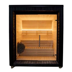 Sauna LUMI med isoleret fladt tag