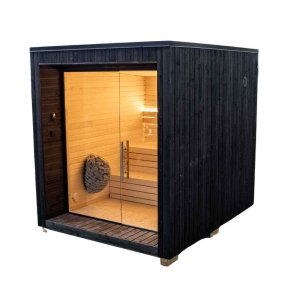 Sauna LUMI med isoleret fladt tag