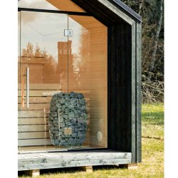 Sauna LUMI med isoleret spids tag