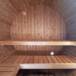 Sauna Tnde 160 cm Terrasse 2-3 pers. 4 varianter