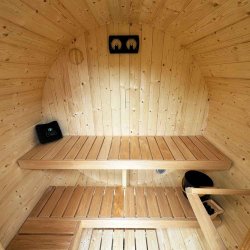 Sauna Tnde 160 cm Terrasse 2-3 pers. 4 varianter