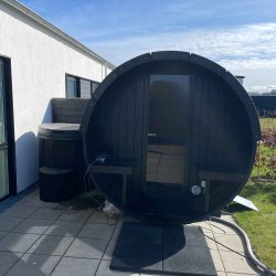 Sauna T&oslash;nde 160 cm Terrasse 2-3 pers. 4 varianter