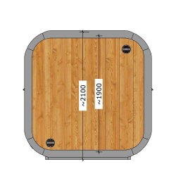 Sauna Icon 200 S Thermowood Saml selv
