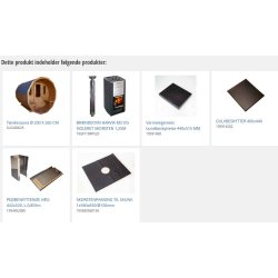 Sauna tnde Thermowood 260 cm Brndeovn Saml Selv