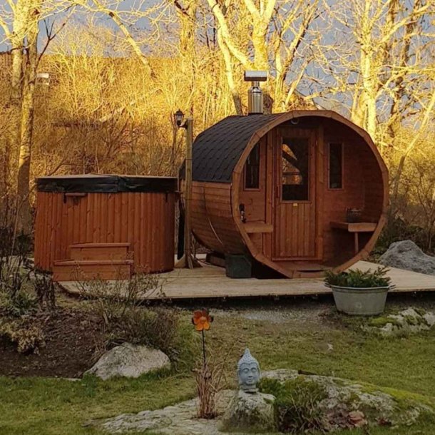 Sauna tnde Thermowood 260 cm Brndeovn Saml Selv