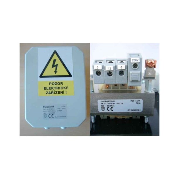 Sikkerhedstransformator 50W til LED lys