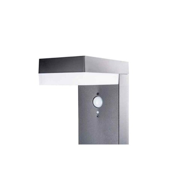 Solar Postbelysning med Sensor MILANO  Sort