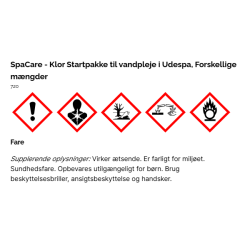 SpaCare - Klor Startpakke til vandpleje i Udespa