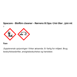 Spacare - Biofilm cleaner - Rrrens til Spa +700 liter  - 500 ml