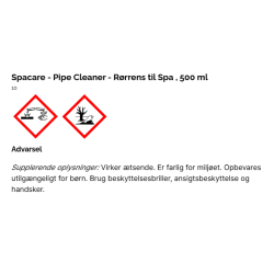Spacare - Pipe Cleaner - Rrrens til Spa - 500 ml