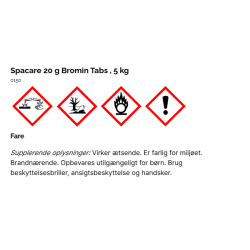 Spacare 20 g Bromin Tabs - 5 kg