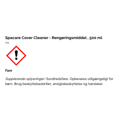 Spacare Cover Cleaner - Reng&oslash;ringsmiddel - 500 ml
