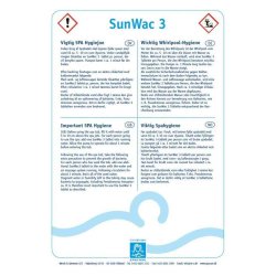 Spacare  Sunwac 3 Tabletholder inkl. tekstplade