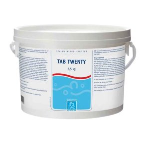 Spacare Tab Twenty - Langsom 20 g Klortablet - 2,5 kg
