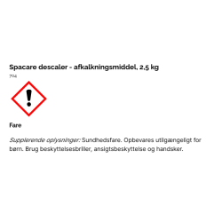 Spacare descaler 2,5 kg - afkalkningsmiddel
