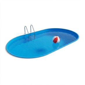 Oval Pool Toscana H&oslash;jde 1,35 m 0,6 mm liner Flere st&oslash;rrelser