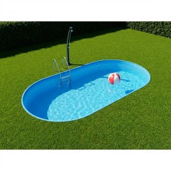 Oval Pool Toscana H&oslash;jde 1,35 m 0,6 mm liner Flere st&oslash;rrelser