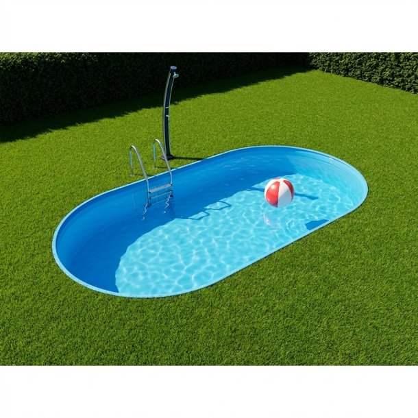 Oval Pool Toscana H&oslash;jde 1,35 m 0,6 mm liner Flere st&oslash;rrelser