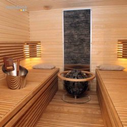 Stenv�g til Sauna - Harvia stone wall 534 x 1870 mm