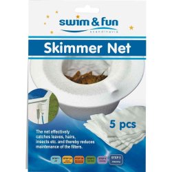 Swim & Fun Filterpose til skimmer kurv 5 stk
