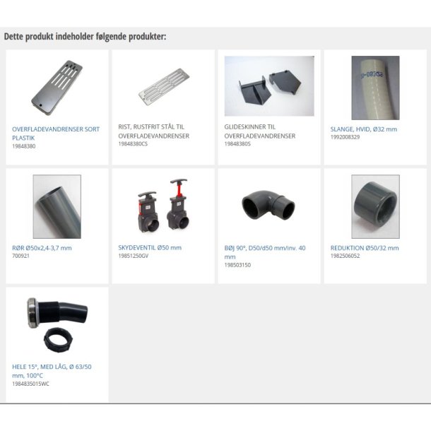 Tilslutningsr�r sugeside XS filtrering Emaux