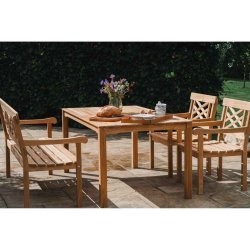 Tisvilde havem�bel s�t - Teak
