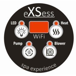 Udespa Topspa XS Grey Marble Topisoleret Wifi
