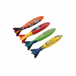 Undervands torpedoer til Dykkerleg i Pool - 4 stk assorterede design